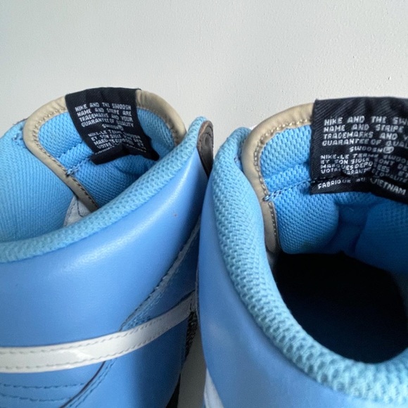 2008 WMNS Nike Dunk High UNC Blue / Brown / Tweed. - Picture 5 of 6